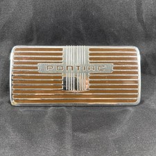 Vintage 1939 Pontiac Radio Delete Plate VERY NICE picture