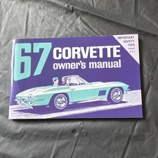 1967 Corvette Owners Manual picture