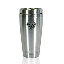 Ford Mustang 45th Anniversary Brushed Stainless Steel Tumbler picture