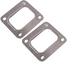 2 x Pack Garrett T4 Turbo Inlet Flange Gasket 4 Bolt 304 Stainless Steel USA New picture
