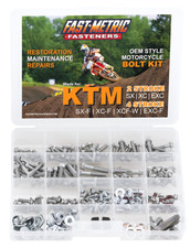 250pc Bolt Kit KTM SX EX EXC XC 50 65 85 105 150 125 250 300 450 520 525 530 picture