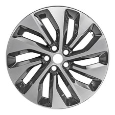 Refurbished 21x8.5 Machined and Painted Gloss Black Wheel fits 2022 Lucid Air picture