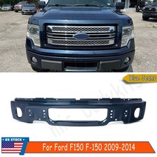 Blue Jeans Metallic One-Piece Front Bumper w/Fog Light Hole For 2009-14 F150 XLT picture