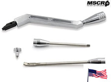 Polished Billet Aluminum GM Column Shifter Turn Signal Lever Hazard Tilt KIT picture