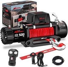Nilight Electric Winch ATV Trailer Winches with Synthetic Rope Fairlead picture