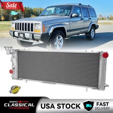 Aluminum Radiator For 1991-2001 98 Jeep Cherokee XJ Comanche 2.5L L4 4.0L L6 AT picture