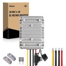 Nilight 48V 36V to 12V Voltage Converter 360W 30A Voltage Regulator picture