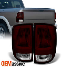 Fits 09-18 Dodge Ram Pickup Dark Red Rear Tail Lights Brake Lamps Replacement picture