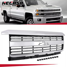 HECASA Chrome Grille Assembly For Chevy Silverado 2500 HD 3500 HD 15-19 23335298 picture