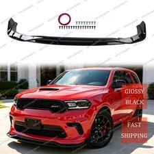 Front Bumper Lip Kit For Dodge Durango GT R/T SXT SRT 392 2021-2026 Glossy Black picture