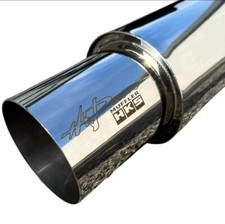 HKS 34002-AK008 Hi Power Universal Exhaust Muffler Polished 75mm 3