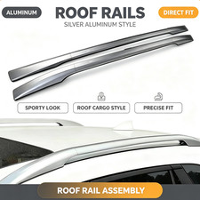 2Pcs Aluminum Roof Rail Rack Side Rail Bar Fits for Mazda CX-5 CX5 2012-2016 picture