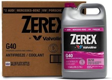 2-Gallon OEM ZEREX G40 LiLAC 50/50 Antifreeze Coolant For PORSCHE VERiFy 1977-UP picture