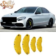 4pcs Yellow Car Aluminum Brake Caliper Cover for MERCEDES BENZ C Class picture