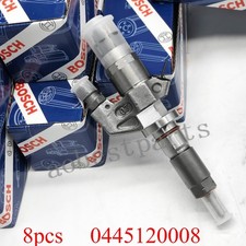NEW 8PCS Fuel Injectors 0445120008 For 2001 2002 2003 2004 6.6L Duramax LB7 picture