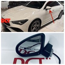 W118 Car Driver Left Side Mirror for Mercedes Benz CLA Class CLA200 CLA250 White picture
