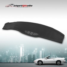 For 1997-2001 2002 Camaro Firebird Black Molded Dash Cover Pad Soft TPE Overlay picture