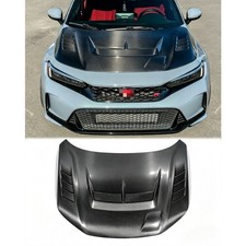 JDM Varis Style Front Hood For 23-Up Honda Civic FL5 Type-R Real CARBON FIBER picture