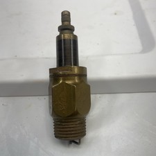 Vintage BRASS SPARK PLUG - SOOTLESS Patented Feb 21 1905 picture