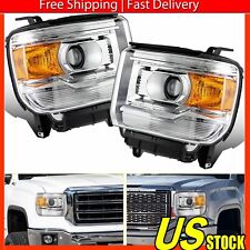 For 15-19 GMC 3500HD Left Sierra 2500HD & Right Projector Headlights picture