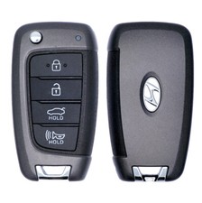 OEM 2021-2023 HYUNDAI ELANTRA FLIP KEY REMOTE FOB NYOMBEC4TX2004 95430-AA100 picture