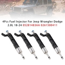 4Pcs Fuel Injector For Jeep Wrangler Dodge 2.0L 18-24 05281483AA 0261500411 picture