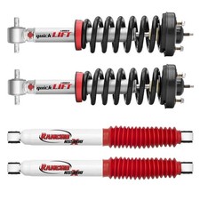 Rancho Front Quicklift Struts Rear Shocks Absorber Kit Set 4pc for Ford F150 4WD picture