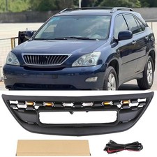 Front Grille Fits For  2007-2009 Lexus RX350 RX330 Black  Bumper Grill W/Led picture