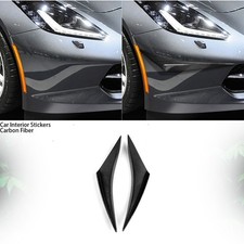 Dry Carbon Fiber Front Bumper side Body Canards for Chevrolet Corvette C7 14-19 picture