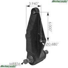 M1813 Shackle Hanger Kenworth B1110341 B111033 - LH/RH, Rear of Front picture