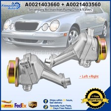 Pair Secondary Air Injection Pump Check Valves For Mercedes S500 E320 E500 CLK50 picture