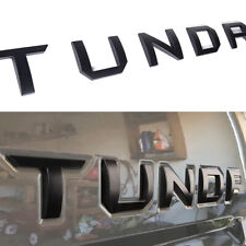 Matte Black Tailgate Insert Letter Rear Badge Rear Emblem For TUNDRA 2014-2021 picture