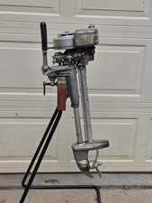 Antique 1940 Evinrude Elto Ace 4351 1.8hp Outboard Motor Turns Over W/ Spark  picture