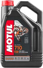 Motul 710 Racing 2 Stroke Full Synthetic Motorcycle Oil 1 Gallon 4 Liter 104035 picture