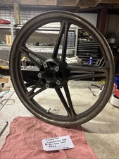 Triumph Speedmaster 900 OEM T2000327 Front Wheel Rim Black Polished Stock 19”  picture