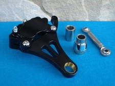 FOR HARLEY, DNA, PAUGHCO SPRINGER FRONT END BLACK LEFT FRONT BRAKE CALIPER KIT picture