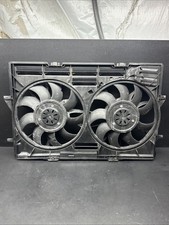 USED 2012-2018 AUDI A6 A7 ENGINE RADIATOR COOLING DUAL FAN ASSEMBLY OEM picture