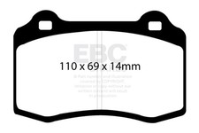 EBC Yellowstuff Rear Brake Pads for Jaguar XJR & XKR 1998-2002 – Fits Lotus picture