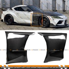 For 2020-26 Toyota GR Supra A90 EVS Style Carbon Fiber Front Fender Panel Cover picture