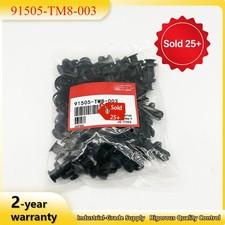 NEW 100PCK for HONDA BUMPER / UNDER COVER RETAINER CLIP 91505-TM8-003 US picture