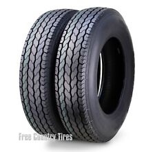 Set 2 Trailer Tires ST205/75D15 205 75 15 F78-15 Free Country LRC 6 Ply 101L picture