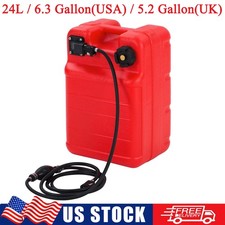 24 L / 6 Gallon Boat Fuel Tank Portable Marine Outboard Boat Gas Tank with Hose picture