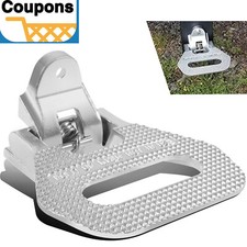 5236586 Silver Folding Truck Step Grab Step for Truck Boat Trailer Camper RV Van picture