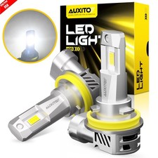 AUXITO 9005 9006 H11 LED Headlight Bulbs High Low Beam Kit Extremely 6500K White picture