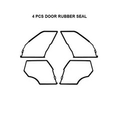 Door Seals Weatherstrip Seal Gaskets for BMW E90 3 SERIES 320 330 320 2005-2012 picture