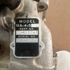 Marvel Schebler Model MA-4-5 Working When Removed With Control Arms picture