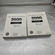 2000 Pontiac Bonneville Factory Service Manual Volume 1 & 2 GM OEM GMP/00-HP-01 picture