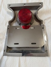 Vtg Cushman Super Eagle License Plate Bracket & Taillight OEM #3- Used Condition picture