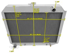 SR Champion 3 Row Radiator for 1966 - 1969 Chrysler Town & Country V8 Engine picture