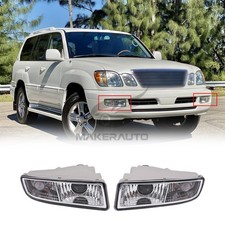 For 1998-2007 Lexus LX470 Fog Lamps Daytime Running Front Bumper Fog Lights Pair picture